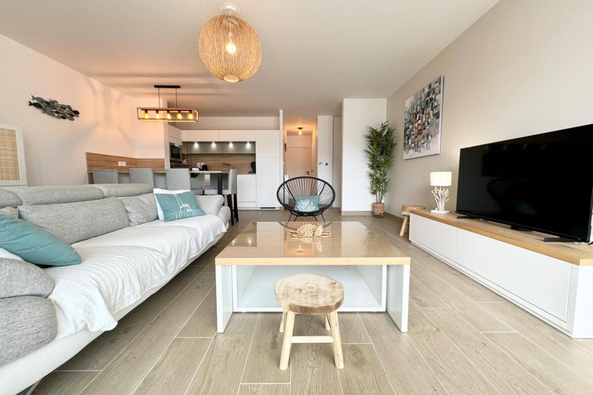 T3 De Standing Plein Bourg - 100M Des Plages Saint-Pierre-Quiberon Exteriér fotografie