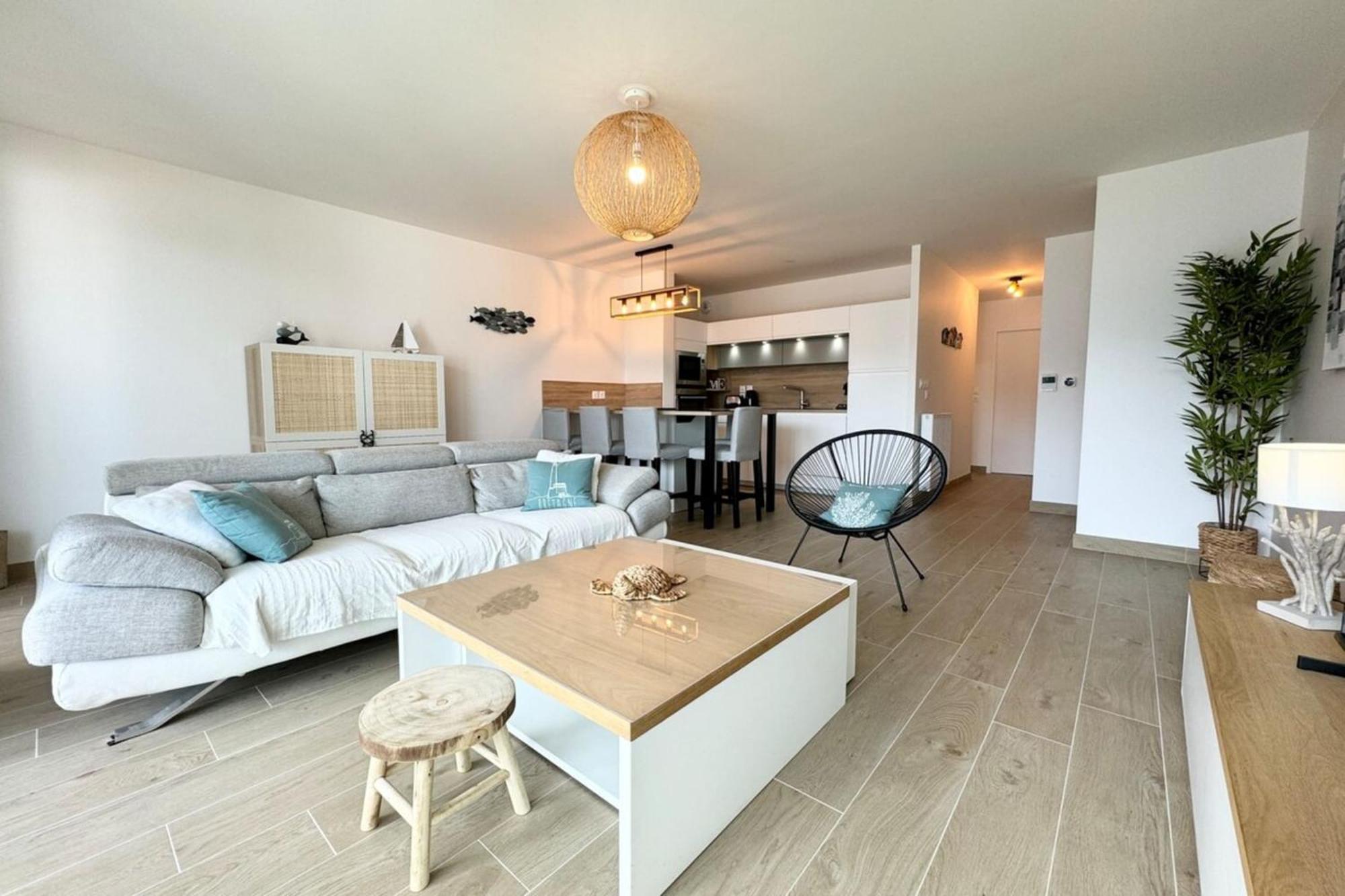 T3 De Standing Plein Bourg - 100M Des Plages Saint-Pierre-Quiberon Exteriér fotografie